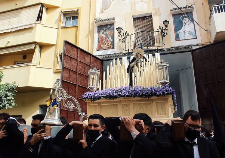 Horario e Itinerario Salida Procesional de la Virgen del Sol Málaga 19